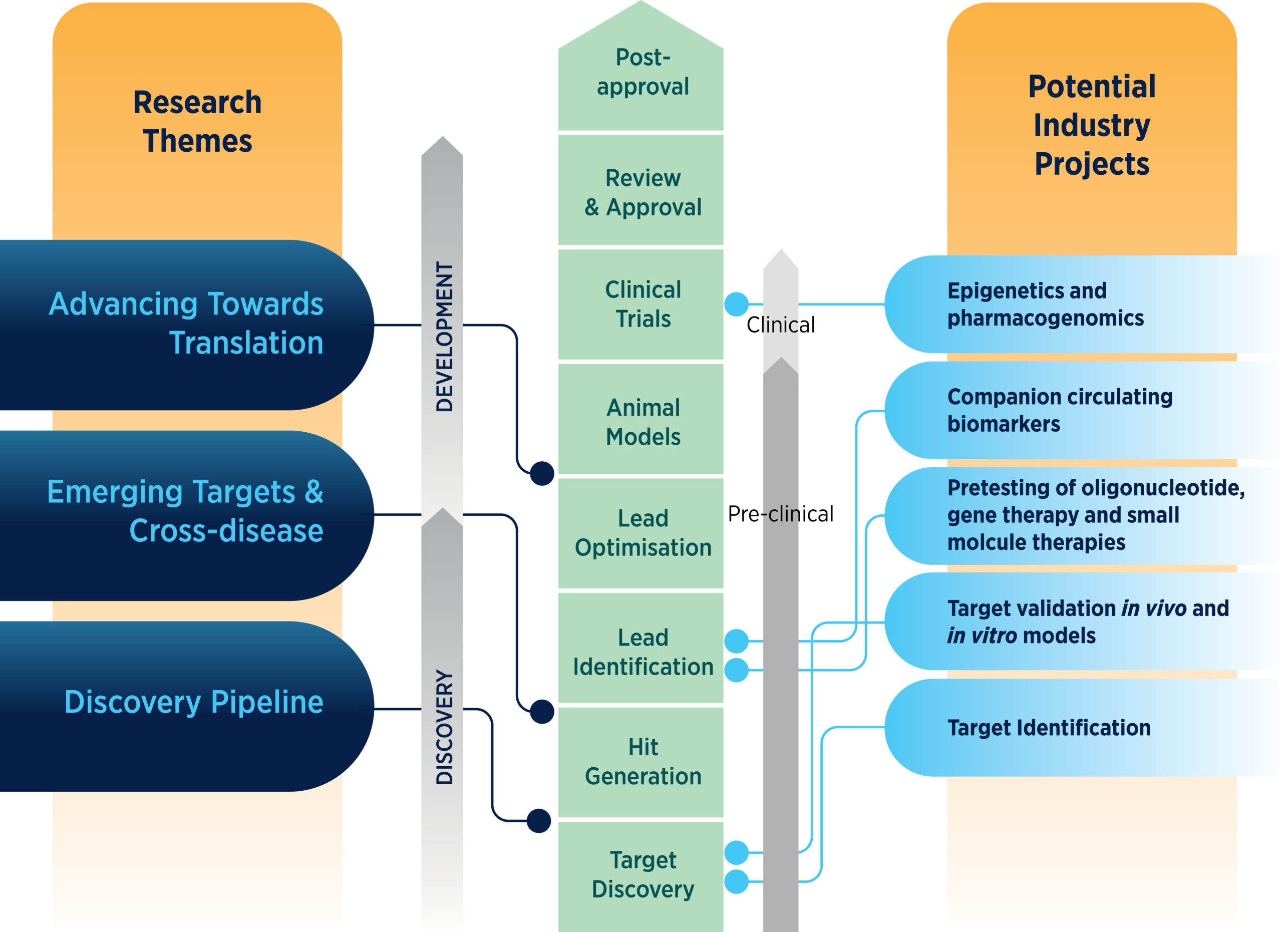 Overview of the Therapeutics programme.