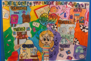 An entry into the FutureNeuro 'My Unique Brain' art competition.